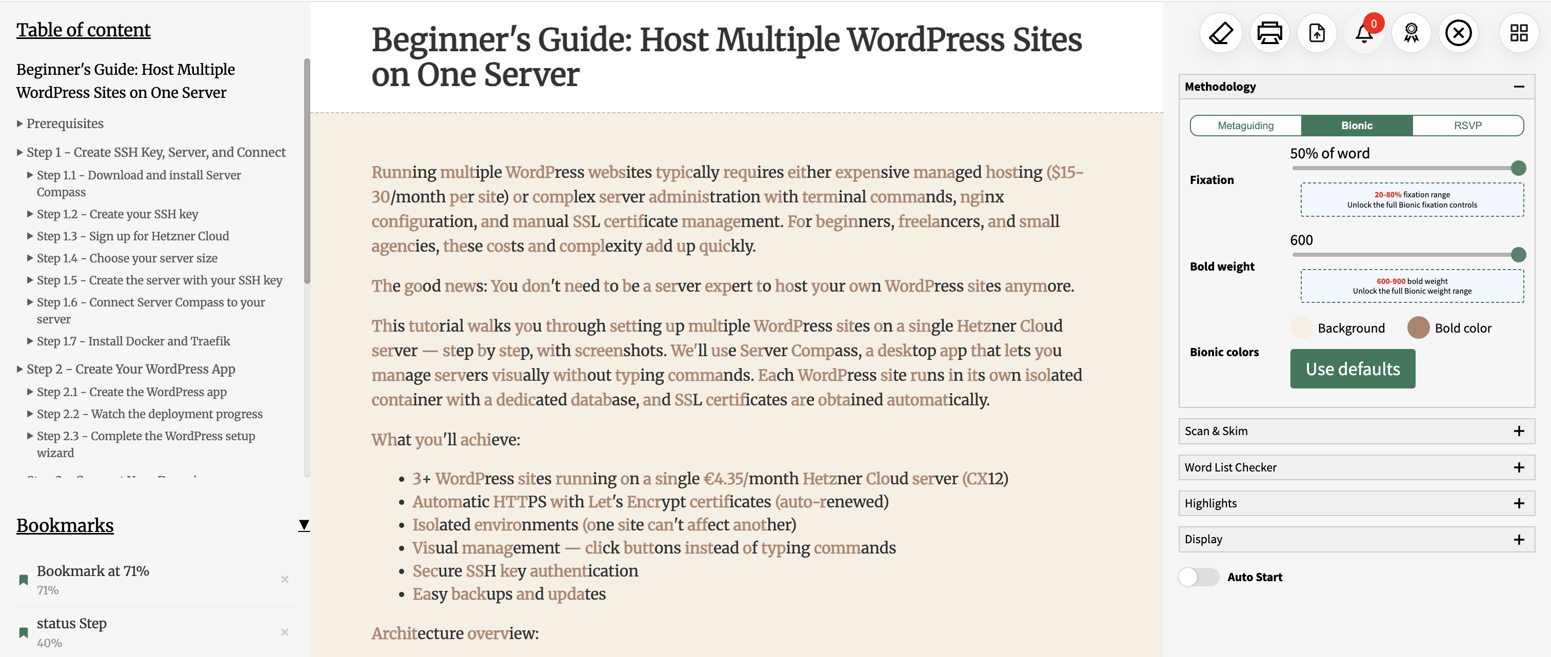 Bionic Reading: Read 25% Faster with Science-Backed Typography